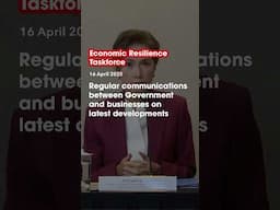 Regular communications between Government and businesses on latest developments