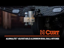 CURT AlumaLite™ Adjustable Aluminum Hitch with Dual Ball