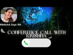 Conference call with Krishna 📞📲 | Anagha Bhosale