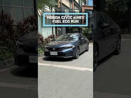 How fuel-efficient is the Honda Civic RS e:HEV? Watch our video to find out. #topgearph