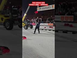 PATRICK EIBEL AT THE SCL  ICEMAN THROW 2025 #sports #shorts #snow