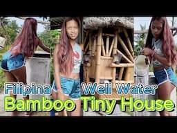 🇵🇭 Filipina Province Well Water & Bamboo Solar Tiny House OFF GRID ISLAND FAMILY PHILIPPINES LIVING