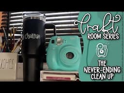 How I Organized My Messy Craft Room Fast!