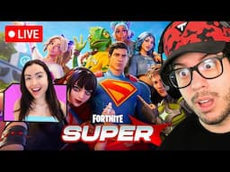 🔴LIVE! - Playing SUPER SEASON 3 with MY WIFE! (Fortnite)