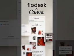 This email hack saved me HOURS! The new Flodesk + Canva game changer! #emailmarketing