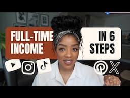 Earn an income as a creator in 6 steps | Best strategy!