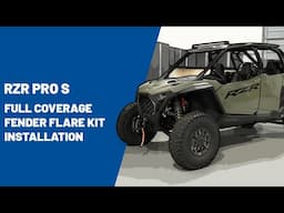 2025 RZR Pro S | Full Coverage Fender Flare Kit Installation | Polaris Off Road Vehicles