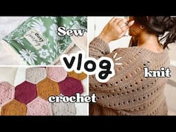 We Found Our New Home!! + New Crochet pattern in the works, sew and knit photos | Vlog