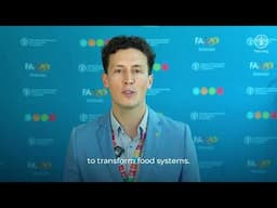 Nicolás Domke Congratulates FAO on Its 80th Anniversary | Youth and Biodiversity in Chile