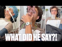 TEEN REVEALS CRUSH COMING OUT OF ANESTHESIA | FIRST SURGERY ANESTHESIA REACTION | WISDOM TEETH