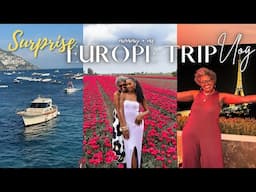 SURPRISING MY MOM WITH A FIRST CLASS TRIP TO EUROPE & HER REACTIONS ARE PRICELESS! | TRAVEL VLOG