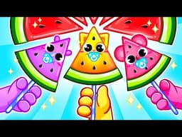 Fruit on a Stick for Kids | Funny Song For Baby & Nursery Rhymes