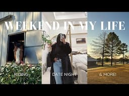 WEEKEND IN MY LIFE VLOG: grwm for date night, random amazon finds, my favorite coffee recipe at home