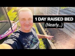 My Exotic Garden Project 2025 Ep.4 - Building a Raised Bed with Sleepers