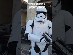 Storm Trooper Interrogation at Disney World #starwars #hollywoodstudios