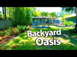 How We Transformed This Backyard Into A Tropical Food Forest Oasis!