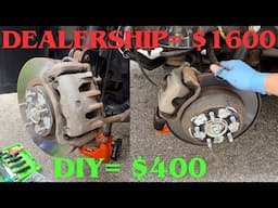 2013-2019 Hyundai Santa Fe XL Front And Rear Brake Pads And Rotors