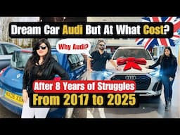 Our Emotional Journey From Old Car To Audi q5 In UK | Sharing Cost Details | Indian Youtuber