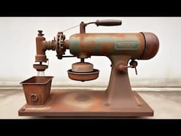 Restoration a Broken KitchenAid Machine // Complete Process Cream Mixer Restore