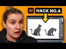 10 Adobe Illustrator HACKS in 6 minutes!