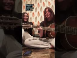 Giving each other 5 RANDOM words and writing a song with them! | Whitney Bjerken & ellakate