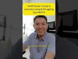 Tariff Pause shows that Trump is a Loser this round
