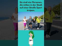 Bildbeschreibung B1 Prüfung - Sport treiben 🏃‍♀️ #deutsch