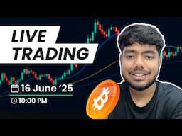 Crypto Live Trading | BTC, ETH, and Altcoins | Crypto Futures | 16 June - CoinDCX