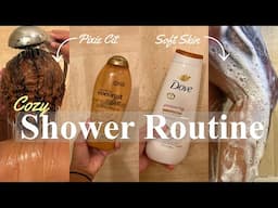 MY COZY NIGHT TIME SHOWER ROUTINE| Cozy scents, BODY CARE, HYGIENE TIPS, PIXIE CUT, & SKIN CARE