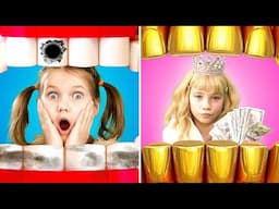 💸Rich VS 🪙Broke Girls - Viral Gadgets or Crazy Hacks?