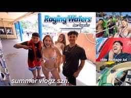 I went to a waterpark with my BOYFRIEND *and my siblings* | ride footage 🌊
