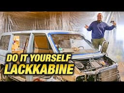 Endlich kann lackiert werden! | DIY - Auto Lackierung