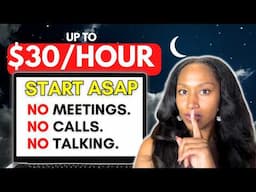 QUIET Remote Jobs You Can Do at Night (No Calls, No Meetings) (Worldwide)