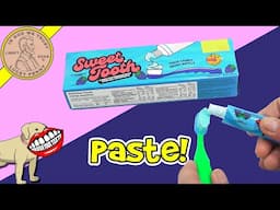 Sweet Tooth Candy Toothbrush With Sour Gel Toothpaste Candy Review