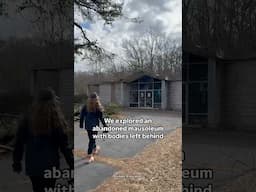 Bodies were left behind in this abandoned mausoleum 😢