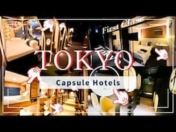 Recommended for 2025! Tokyo Capsule Hotel Collection 🇯🇵 (actually stayed)