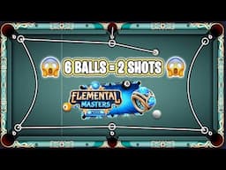 Cleanest 6 Ball Clearance in Just 2 Shots 🔥 Won 2nd Ring & Gained 500M Coins - GamingWithK 8ballpool
