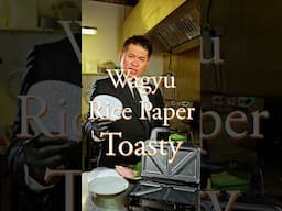 Wagyu rice paper toasty