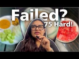 I FAILED the 75 Hard Challenge After 37 Days… Here’s Why 😔