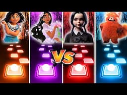 Mirabel Vs Isabela Vs Wednesday 2 Vs Turning Red Meilin Lee - Tiles Hop EDM Rush!