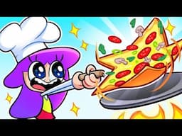 My Special Pizza 🍕 Cooking Challange for Kids 👥 Funny Yummy Storie by Viv and Denny