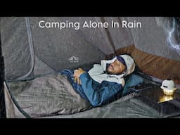 Solo Night Camping in Heavy Rain With Thunderstorm | Rain Camping in Deep Forest | Tejas Camping