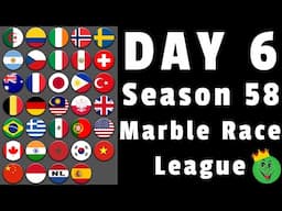 Marble Race League Season 58 Day 6 Marble Race / Marble Race King