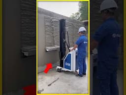 This Machine Can Plaster Without Manual Labour😎😎 #new #diy #yt #youtubeshorts