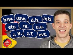 German Abbreviations for Writing | The Top 10 🎯