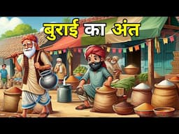 🔴 बुराई का अंत । Hindi Moral Story  | नई कहानियाँ I | Moral kahani। bedtime story