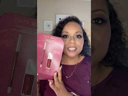 FENTY BEAUTY CHOCOLATE CHERRIEZ 2-PIECE LIP SET + POUCH | THIS IS HOT!  🔥 #shorts