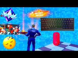 [1HR]Wooting 60HE ASMR 😴 Fortnite Ranked Reload 🏆 Satisfying Keyboard Fortnite 360FPS 4K