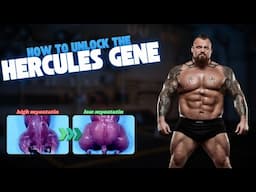 how to MUTATE yourself by lowering expression of the myostatin gene