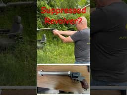 They said, you can’t silence a revolver. #silencer #suppressor #revolver